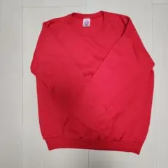 Hanes 赤 スウェットシャツ M