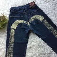 EVISUl デニム カモメ 大黒 34x35 EVISU（エヴィス） EVISU 20周年記念 限定 大黒 カモメ デニム パンツ