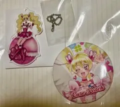 フレッシュプリキュア 全プリキュア展 主人公缶バッジ キュアピーチ