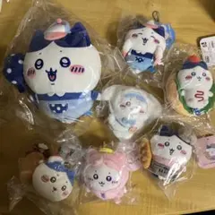 ちいかわ　ハチワレ　ぬいぐるみ　マスコット　7点セット