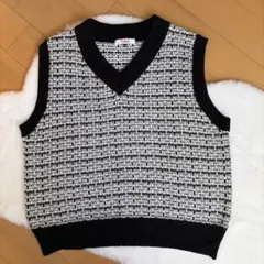 PINK-latte Vネック ニット ベスト XS 150cm