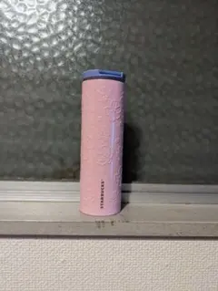 STARBUCKS ピンク花柄水筒 500ml