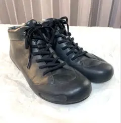 カンペールCAMPER レザーハイカットスニーカー黒ブラックのサムネイル