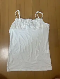 ホワイトレースキャミソール Mサイズ