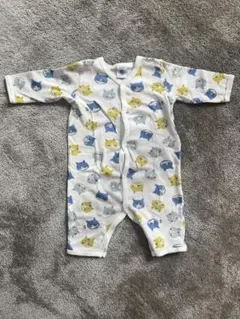 Petit Bateau 猫柄ロンパース3M60cm