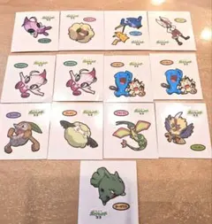 ポケモンパンシール　劇場版ポケットモンスターココ　13枚　１１種セット