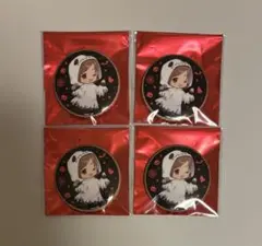 呪術廻戦 マルキューブ 缶バッジ 釘崎 野薔薇 4点セット