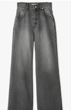 美品★SNIDEL ハイウエストデニム ブラック