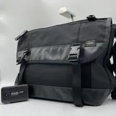 美品 PORTER ショルダーバッグ ナイロン メッセンジャーバッグ HEAT