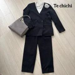 テチチ ダブルYカラージャケット 2タックテーパードパンツ セレモニー スーツ