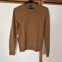 ユニクロ エクストラファインメリノクルーネックセーター　S