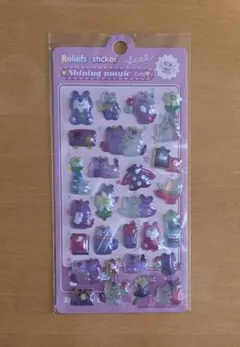 ・ プクプク 3D 立体 レリーフ オーロラ ステッカー　②