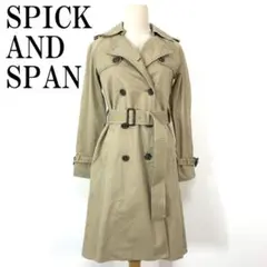 SPICK AND SPAN トレンチコート ベージュ 36 B8691のサムネイル