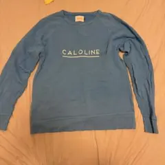 CAL O LINE スウェット ブルー S