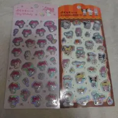 マイメロディ ホログラムステッカー 2シートセット
