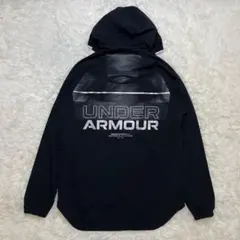 【美品】アンダーアーマー　フーディー ジップパーカー　XXL ブラック