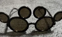 ディズニーリゾート　ミッキー型 ブラック サングラス