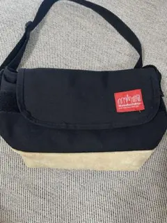 マンハッタンポーテージ ショルダーバッグ 黒/ベージュ