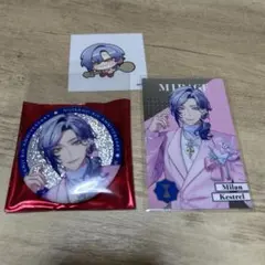 にじさんじ 8周年 ステッカー メタルカード 缶バッジ ミラン・ケストレル