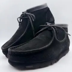 クラークス ワラビーブーツ GORE-TEX スエード 防水透湿 ブラック 26のサムネイル