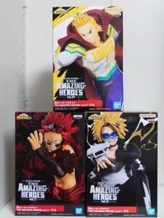 新品　ヒロアカ　ヒーローズ　フィギュア　切島　上鳴　ミリオ