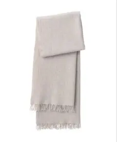 新品 無印良品 MUJI ふっくらウール 大判ストール 薄手