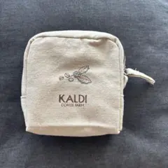 KALDI COFFEE FARM ポーチ ベージュ