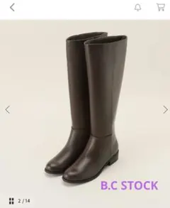 【新品】 B.C STOCK 　ロングブーツ　 Lのサムネイル