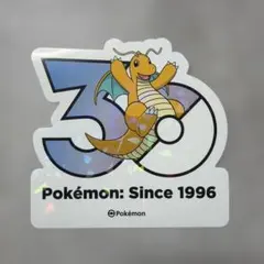 【カイリュー】韓国限定 ポケモン 30周年記念 ランダムステッカー