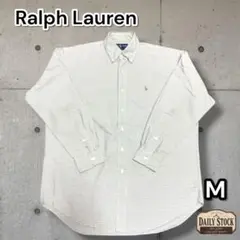 ラルフローレン BLAKE BDシャツ チェック柄 M ゆるだぼ 長袖