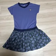 FILA テニスウェア セットアップ ネイビー - メルカリ