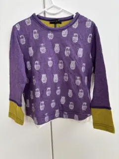 zappa di z. フクロウ柄 長袖カットソー　110