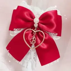 キンブレリボン♡ペンライトリボン♡ペンラリボン♡レッド♡ホワイト♡赤♡白♡パール