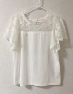 ナイスクラップ　レースカットソー