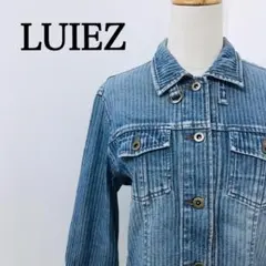 ルイーズ　デニム　カジュアル　七分袖　綿混　ストライプ　ジャケット　Y2K