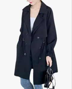 スプリングコート 黒