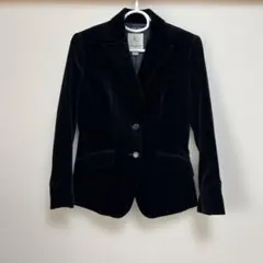 組曲 ブラック ベルベット テーラードジャケット