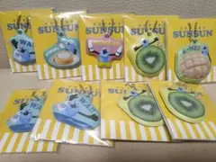 パペットスンスン オリジナルチャーム キーホルダー ５種 計9個 ローソン