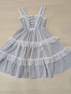 ピンクハウス くすみパープル ピコフリル使い 豪華2wayノースリーブ 