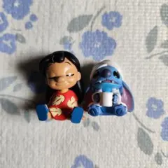 ディズニース リロ＆スティッチ ミニフィギュア　ガチャガチャ セット