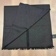 GUCCI GGロゴ ストール ブラックのサムネイル