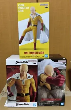 ワンパンマン サイタマ プライズフィギュア 3点セット まとめ売り