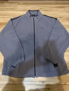 90s 00s Nike フリースジャケット Mサイズ グレー　archive