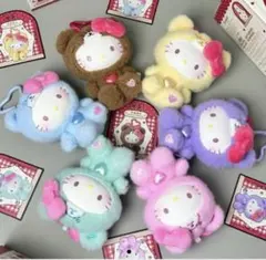 TOPTOY ハローキティ　パジャマシリーズ　キーホルダー　黄緑色