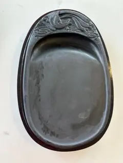 最終処分価格 旧坑老坑端渓水巌硯 氷裂紋・金線（黄龍）・火捺・臙脂暈