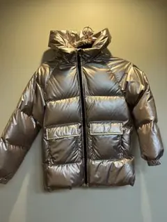 GAP KIDS メタリックブラウン ダウンコート M