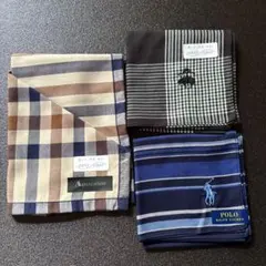 ブルックスブラザーズ　他　ハンカチセット