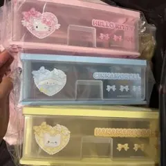サンリオキャラクターズ当たりくじ　小物収納ボックスセット