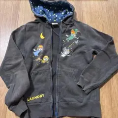 LAUNDRY キッズ パーカー フード付き グレー　スモールサイズのサムネイル