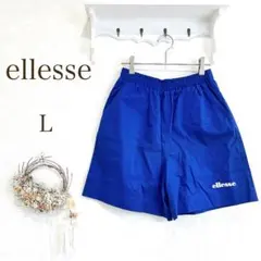 ellesse エレッセ　ショートパンツ　ブルー　青　レディース　テニス　Lのサムネイル